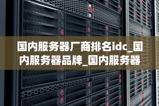 国内服务器厂商排名idc_国内服务器品牌_国内服务器厂商排名IDC的深度解析