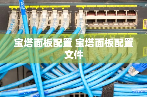 宝塔面板配置 宝塔面板配置文件