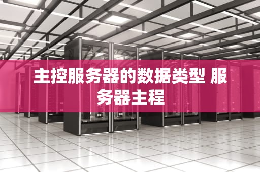 主控服务器的数据类型 服务器主程