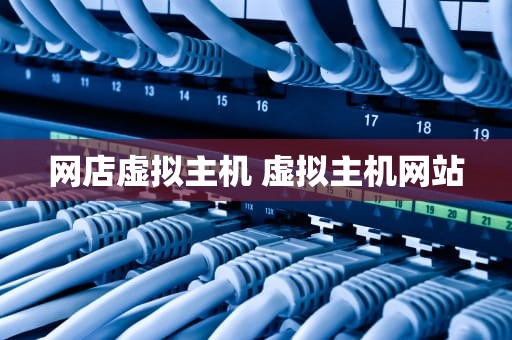 网店虚拟主机 虚拟主机网站