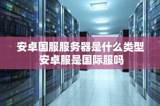 安卓国服服务器是什么类型 安卓服是国际服吗