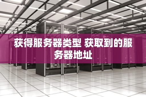 获得服务器类型 获取到的服务器地址