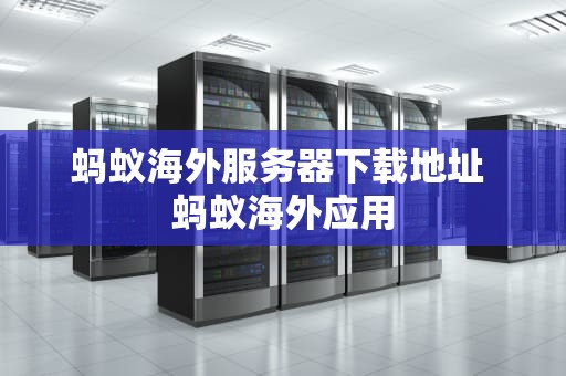 蚂蚁海外服务器下载地址 蚂蚁海外应用