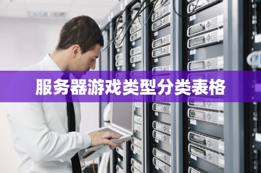 服务器游戏类型分类表格