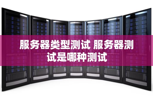 服务器类型测试 服务器测试是哪种测试