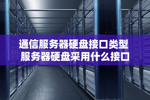通信服务器硬盘接口类型 服务器硬盘采用什么接口