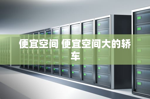 便宜空间 便宜空间大的轿车