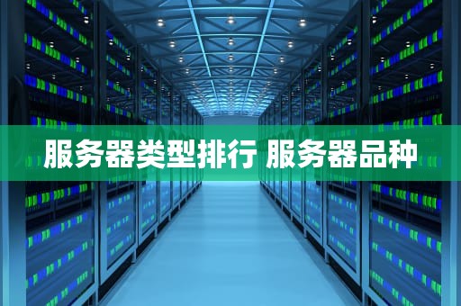 服务器类型排行 服务器品种