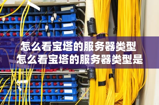 怎么看宝塔的服务器类型 怎么看宝塔的服务器类型是多少