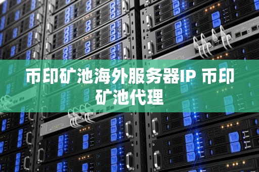 币印矿池海外服务器IP 币印矿池代理
