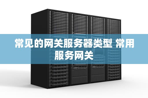 常见的网关服务器类型 常用服务网关