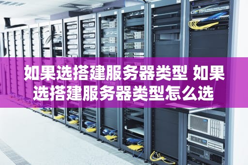 如果选搭建服务器类型 如果选搭建服务器类型怎么选