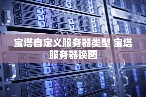 宝塔自定义服务器类型 宝塔服务器换图