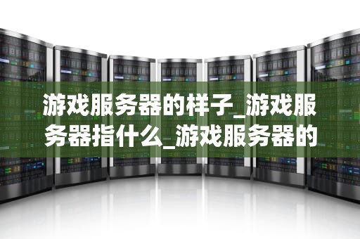 游戏服务器的样子_游戏服务器指什么_游戏服务器的神秘面纱