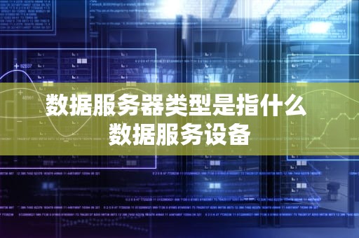 数据服务器类型是指什么 数据服务设备