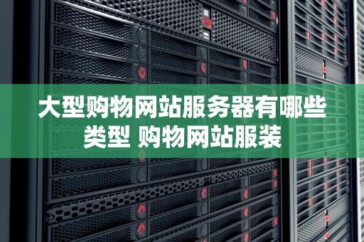 大型购物网站服务器有哪些类型 购物网站服装