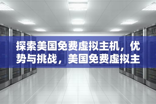 探索美国免费虚拟主机，优势与挑战，美国免费虚拟主机游戏