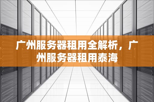 广州服务器租用全解析，广州服务器租用泰海