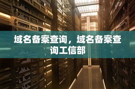 域名备案查询，域名备案查询工信部