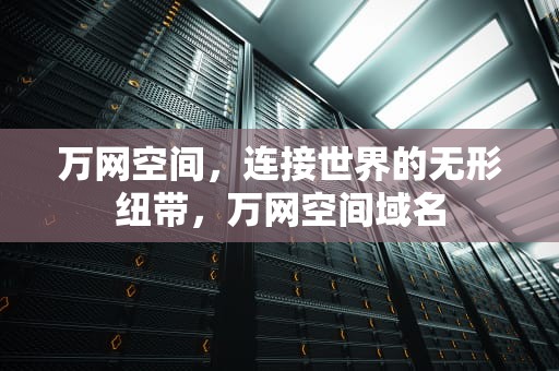 万网空间，连接世界的无形纽带，万网空间域名