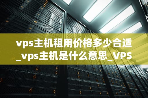 vps主机租用价格多少合适_vps主机是什么意思_VPS主机租用价格的合理定位