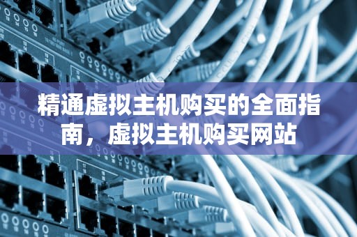 精通虚拟主机购买的全面指南，虚拟主机购买网站