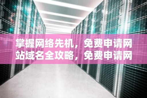 掌握网络先机，免费申请网站域名全攻略，免费申请网站域名怎么申请