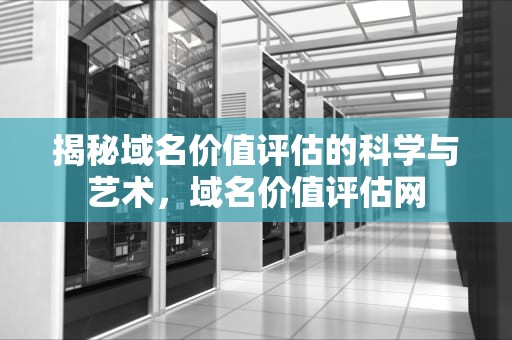 揭秘域名价值评估的科学与艺术，域名价值评估网