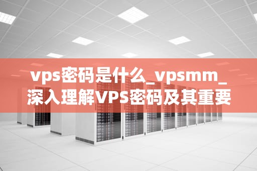 vps密码是什么_vpsmm_深入理解VPS密码及其重要性