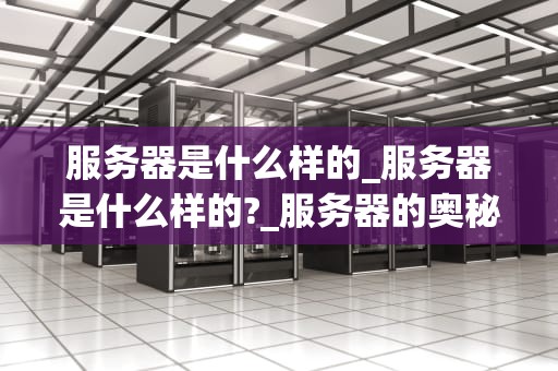 服务器是什么样的_服务器是什么样的?_服务器的奥秘：从基本原理到实际应用