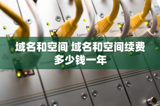 域名和空间 域名和空间续费多少钱一年
