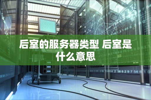 后室的服务器类型 后室是什么意思