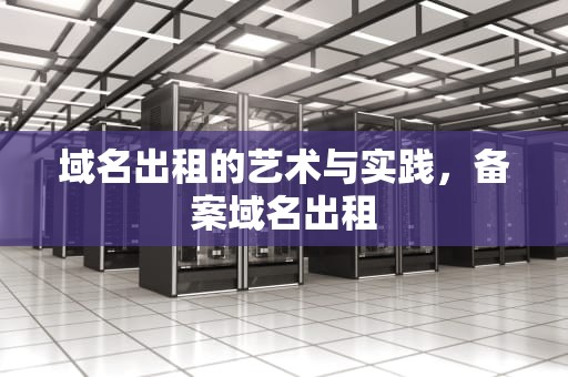 域名出租的艺术与实践，备案域名出租