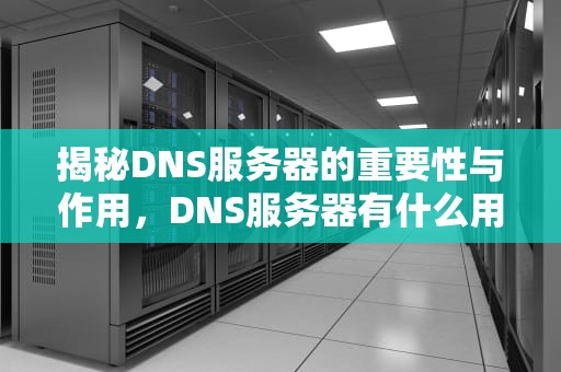 揭秘DNS服务器的重要性与作用，DNS服务器有什么用