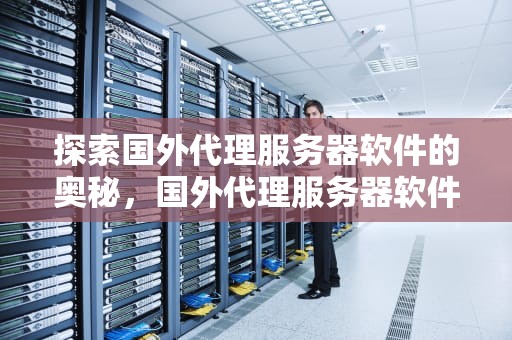 探索国外代理服务器软件的奥秘，国外代理服务器软件排名