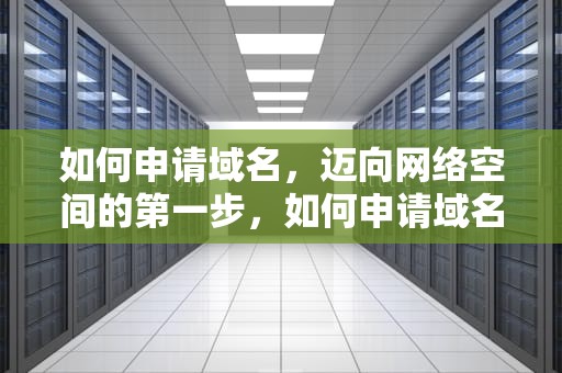 如何申请域名，迈向网络空间的第一步，如何申请域名网址