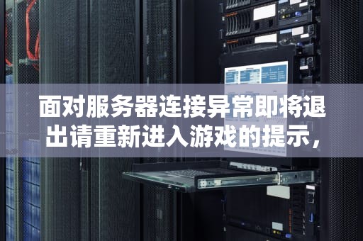面对服务器连接异常即将退出请重新进入游戏的提示，我们该如何应对？服务器连接异常即将退出请重新进入游戏界面