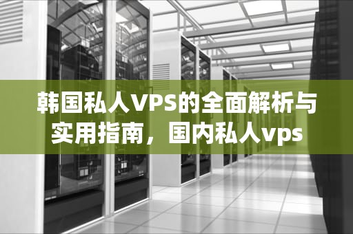 韩国私人VPS的全面解析与实用指南，国内私人vps