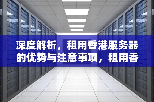 深度解析，租用香港服务器的优势与注意事项，租用香港服务器能打开美国网站