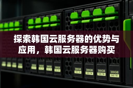 探索韩国云服务器的优势与应用，韩国云服务器购买