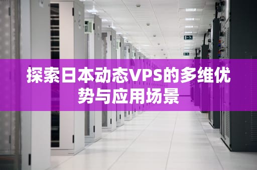 探索日本动态VPS的多维优势与应用场景