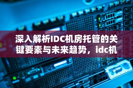 深入解析IDC机房托管的关键要素与未来趋势，idc机房托管费用