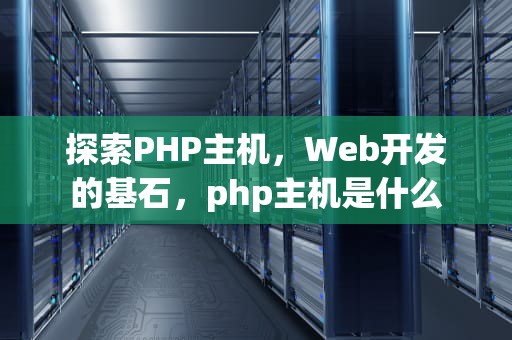 探索PHP主机，Web开发的基石，php主机是什么