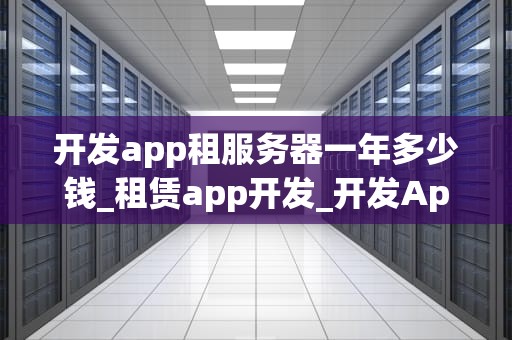 开发app租服务器一年多少钱_租赁app开发_开发App租服务器一年的费用分析