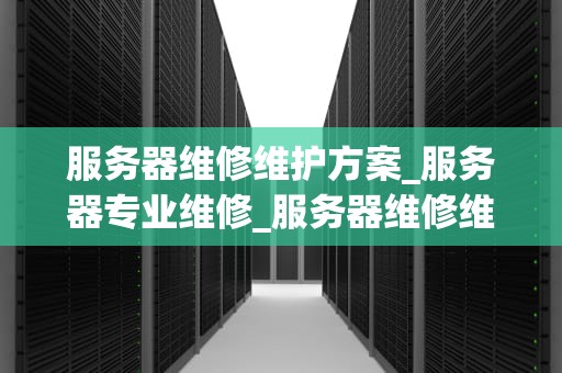 服务器维修维护方案_服务器专业维修_服务器维修维护方案