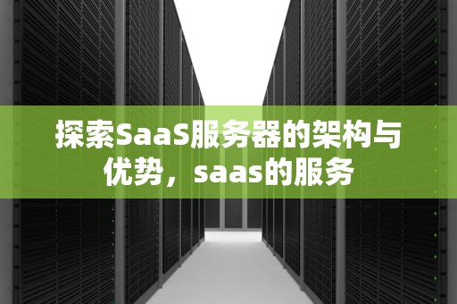 探索SaaS服务器的架构与优势，saas的服务