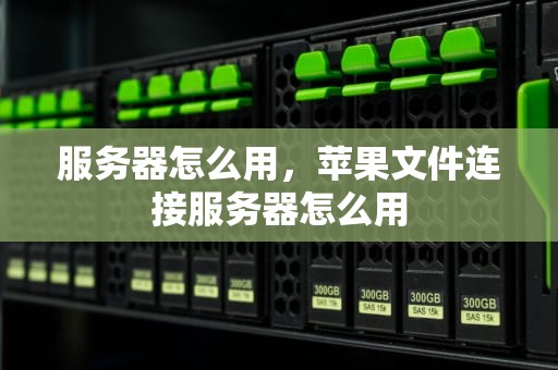 服务器怎么用，苹果文件连接服务器怎么用