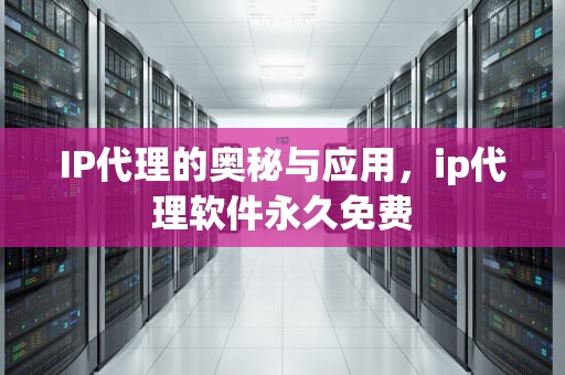 IP代理的奥秘与应用，ip代理软件永久免费