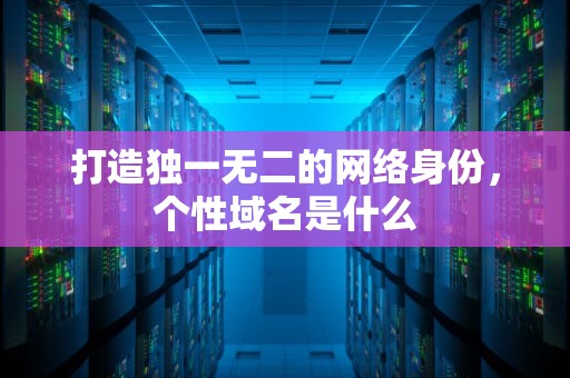 打造独一无二的网络身份，个性域名是什么