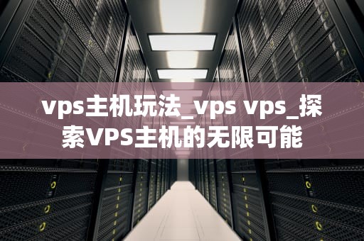 vps主机玩法_vps vps_探索VPS主机的无限可能